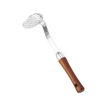 Stainless Steel Potato Masher and Vegetable Smasher with Ergonomic NonSlip Grip for Kitchen