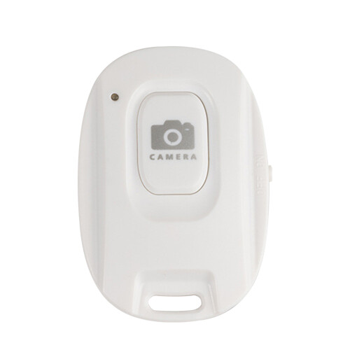 SUSUchens Portable Wireless Bluetooth-compatible Remote Control Single Button Selfie Camera Shutter White 1