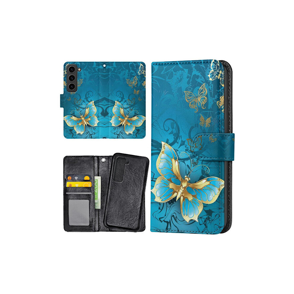 Compatible With Samsung Galaxy S23 - Wallet Case/Case Butterflies 9180479527565