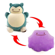 Snorlax And Cloud Reversible Pillow