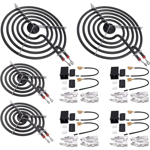 MP21YA 8" MP15YA 6" Electric Range Stove Burner Element with 330031 4-Pack