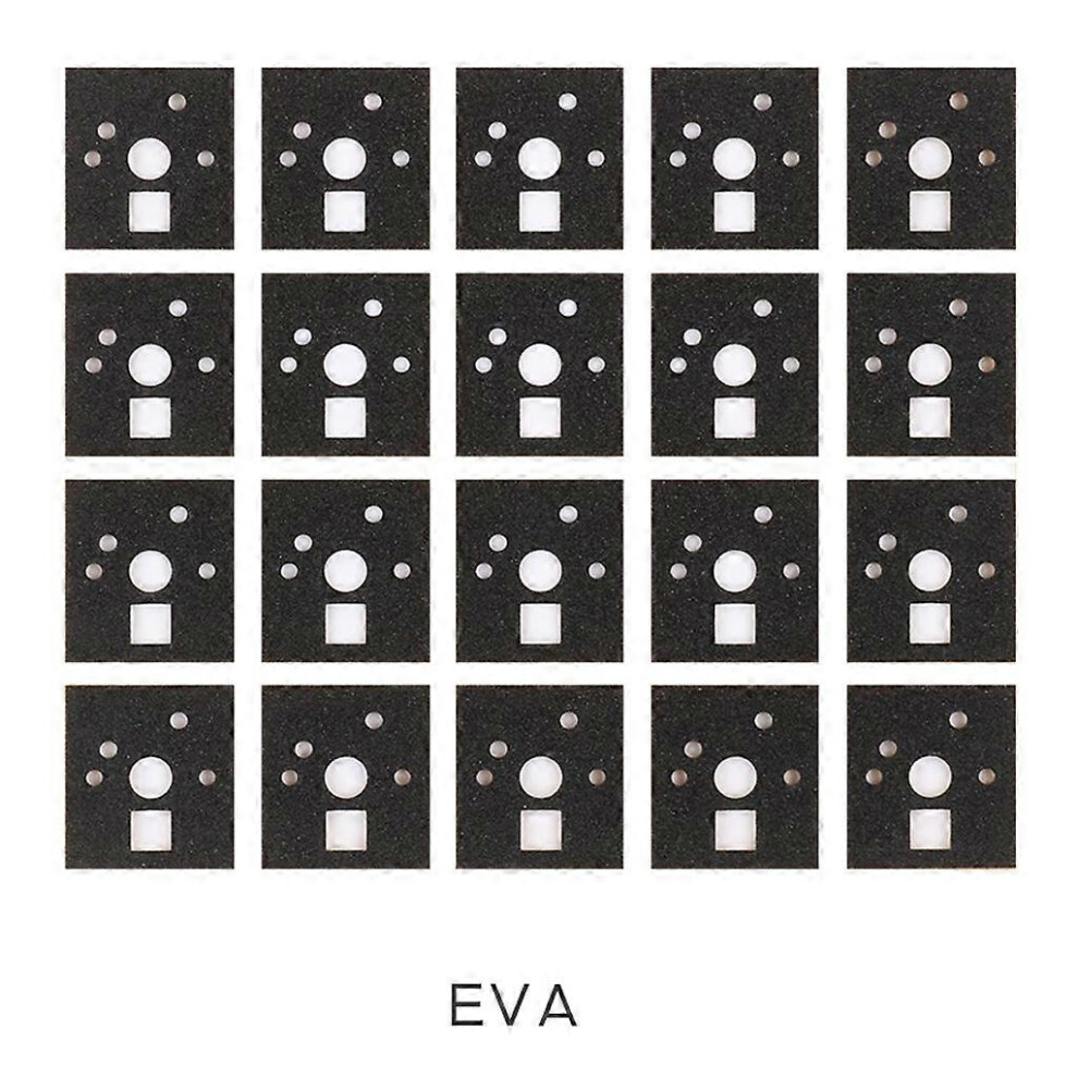 (As Show, Pe) 120Pcs/Pack Poron Eva Pe Mechanical Keyboard Switch Insulation Film Shaft Pad 3242242645213