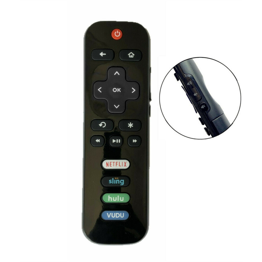 New Replacement Remote For Roku Tv Compatible With Tcl Sanyo Element Haier Rca Compatible With Lg Onn Compatible With Philips Jv 9557311212208