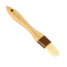 1-Inch Wide Pastry Brush with Boar Bristles and Hardwood Handle, Basting Brush