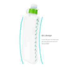2X Water Bottles Curved Kettle Plastic Extruded Outdoor Sports Kettle Running Fitness Belt Soft Kettle