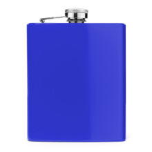 Matte Blue 7oz Stainless Steel Hip Flask
