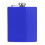 Matte Blue 7oz Stainless Steel Hip Flask 1