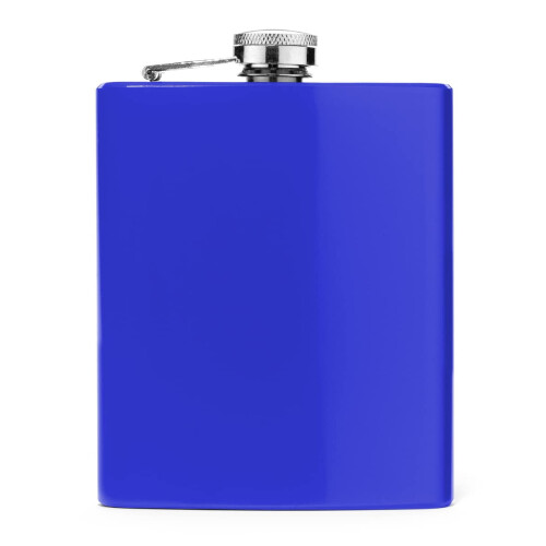 Matte Blue 7oz Stainless Steel Hip Flask