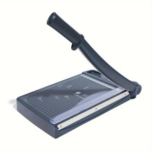 A4 manual paper cutter with non-slip feet, precision stainless steel blade for card making & crafting