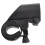 Durable Bike Handlebar Mount LED Flashlight Torch Clip Holder Stand (Black) 5