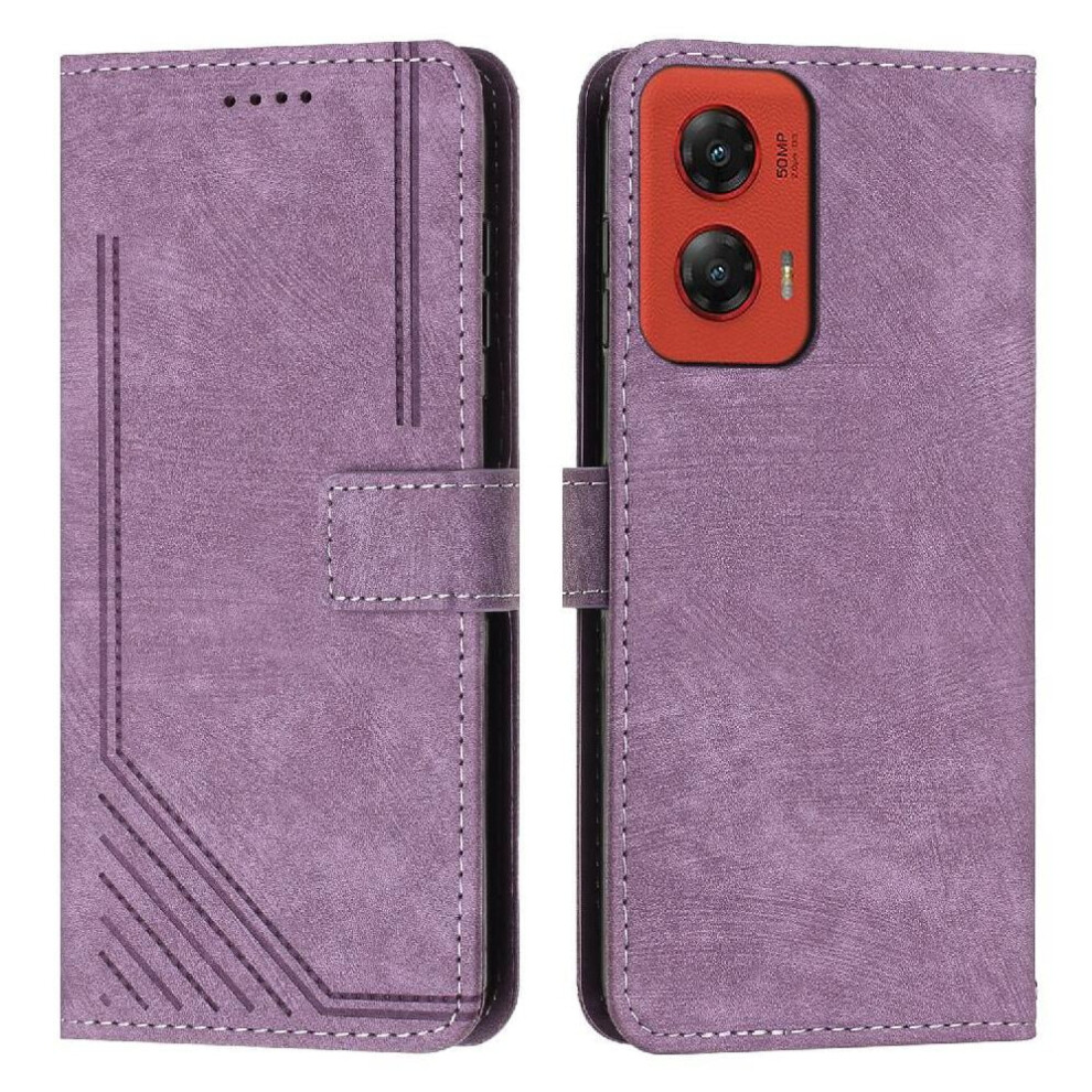 Flip Case For Motorola Moto G Stylus 5G 2024 Kickstand Pu Leather Wallet Card Insertion 9418476358135