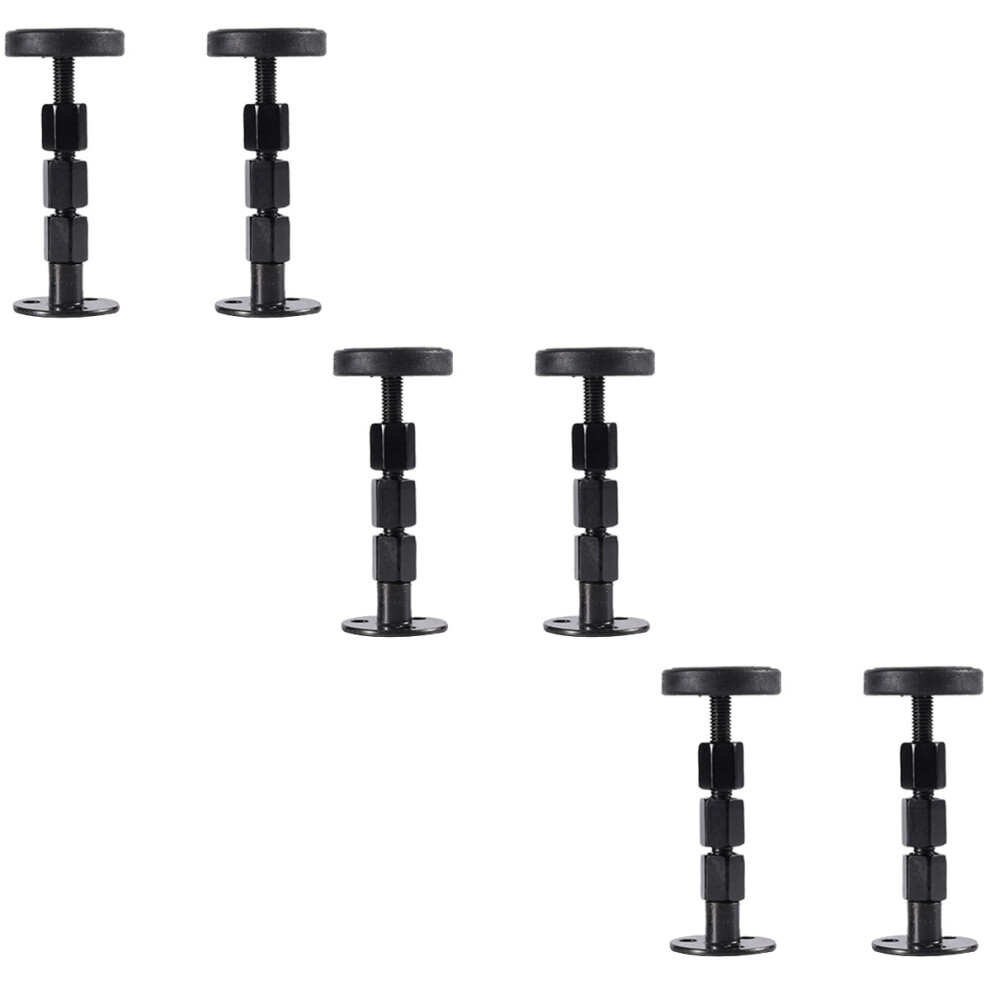 6 Pcs Adjustable Bed Frame Stabilizer Fixer Furniture Support Tool Bedside Anchor Anti-Collision 9418476362651