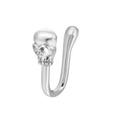 Nose Clip Non-Piercing U-shaped Multi-styles Unisex Sparkling Rhinestone Fishtail Fake Nose Cuff Hoop Ring Fashion Jewelry