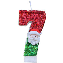 Christmas Digital Paraffin Birthday Candles Unique Festival Decoration Adding Party Atmosphere