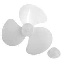 16 Inch 3-Leaves Plastic Fan Blade Replacement, Compatible with Standing, Pedestal, Floor, Wall, Table Electric Fans, Lightweight, Easy Install, Low