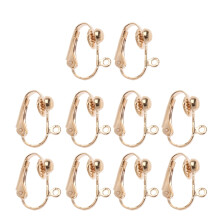 Gold Silver Clip-on Earring Clip Converter for Non-Pierced Ears Jewellery Making