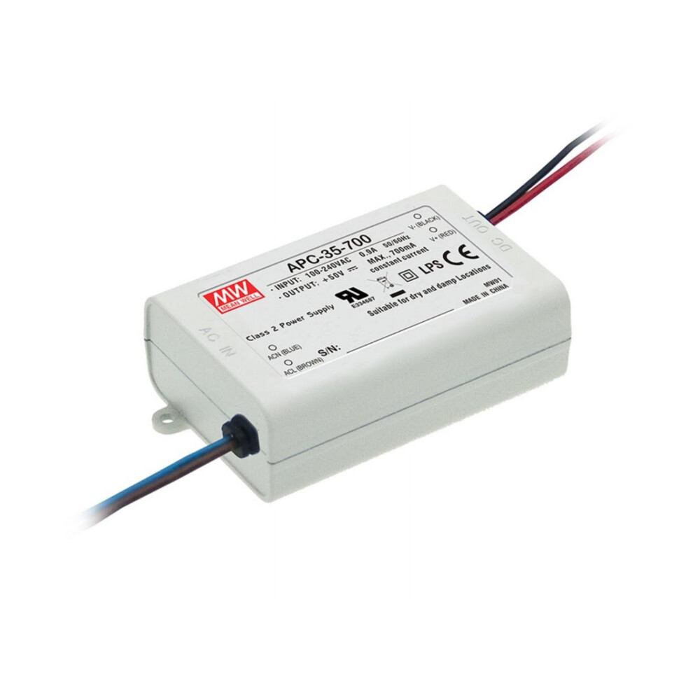 Driver 35W 70V 500Ma Apc-35-500 Meanwell Ac-Dc Switching Power Supply Apc-35 Series Mean Well Power Supply 9170372870813
