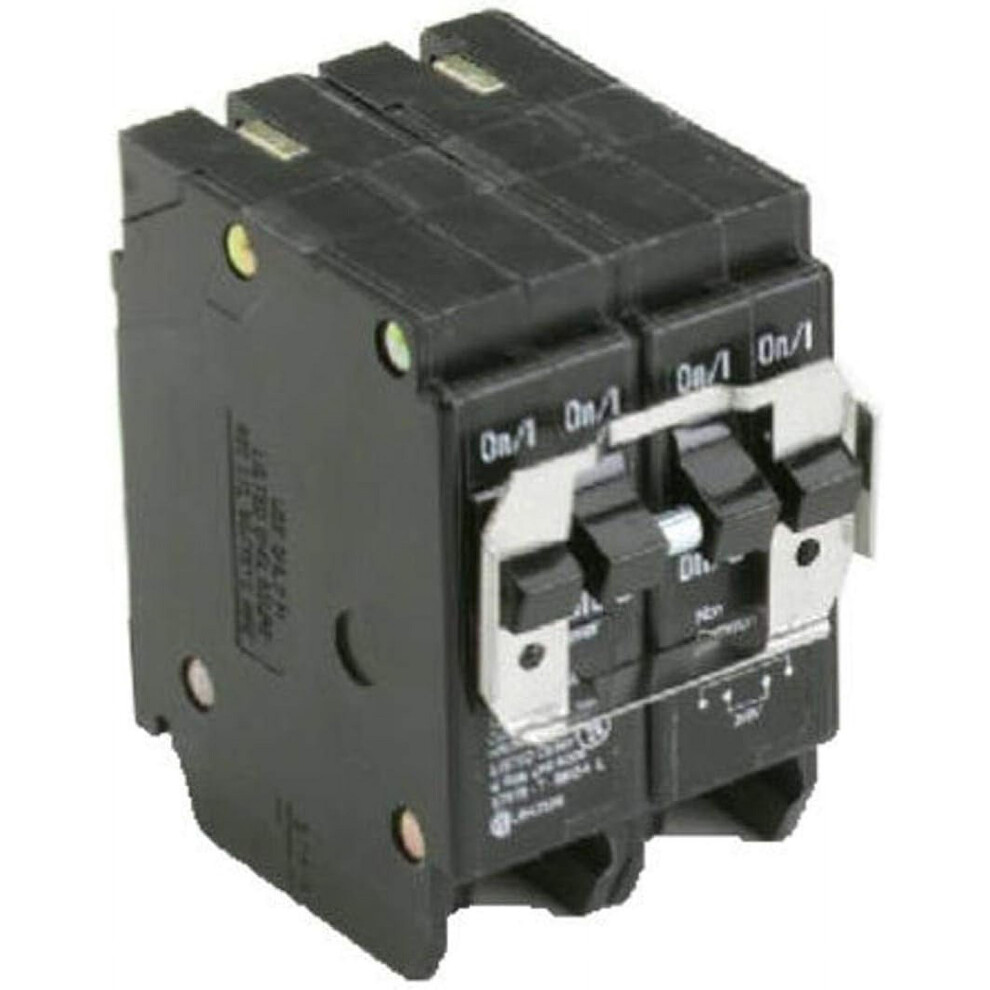 Corporation Bq220220 Double Pole Circuit Breaker, 120/240V, 2-20-Amp, Pack Of 1 9170372872688