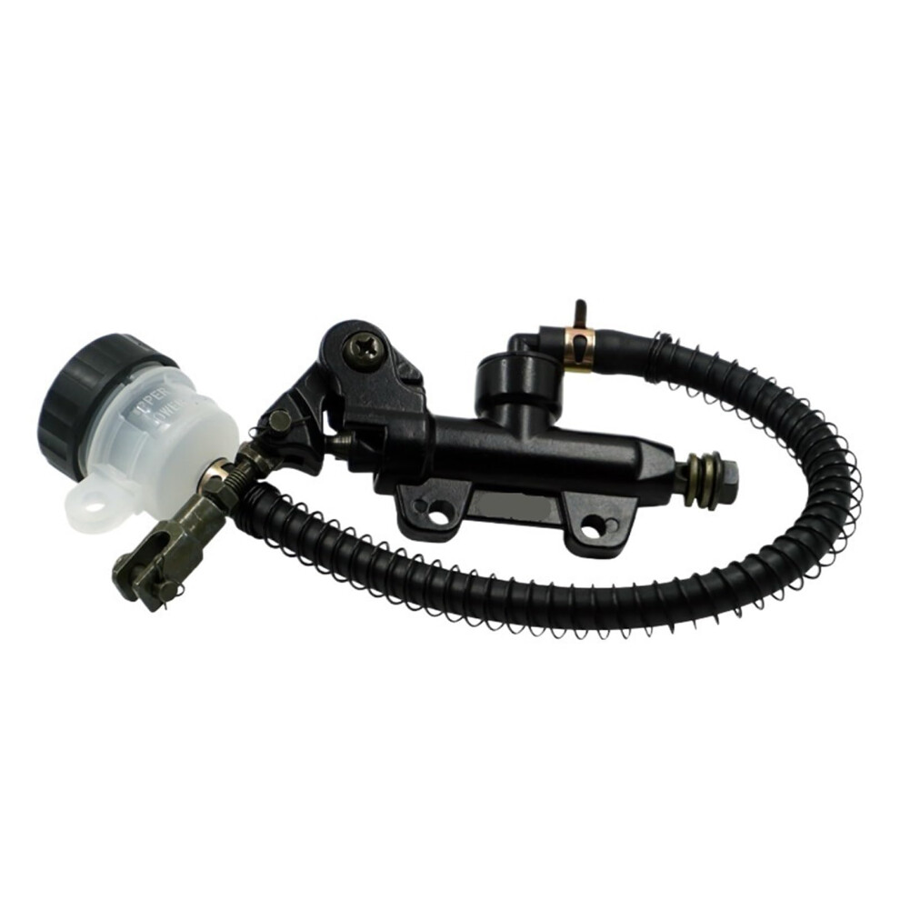 Motorcycle Rear Brake Master Cylinder With Reservoir, Durable Alloy, Efficient Braking Response 9070919686139