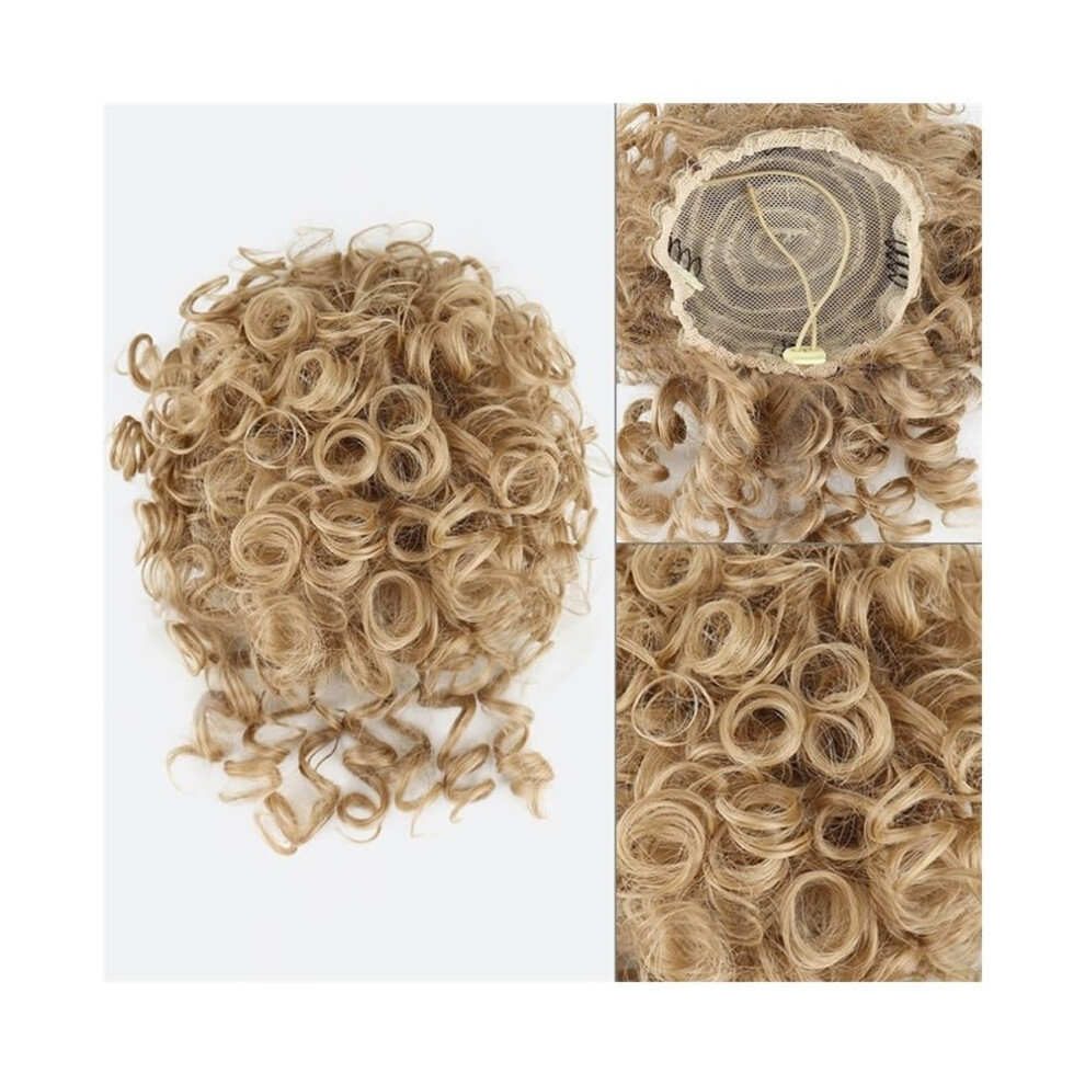 Unisex Messy Bun Hairpiece With Drawstring Â Synthetic Curly Hair Bun Extension For Instant Volumizing Updo