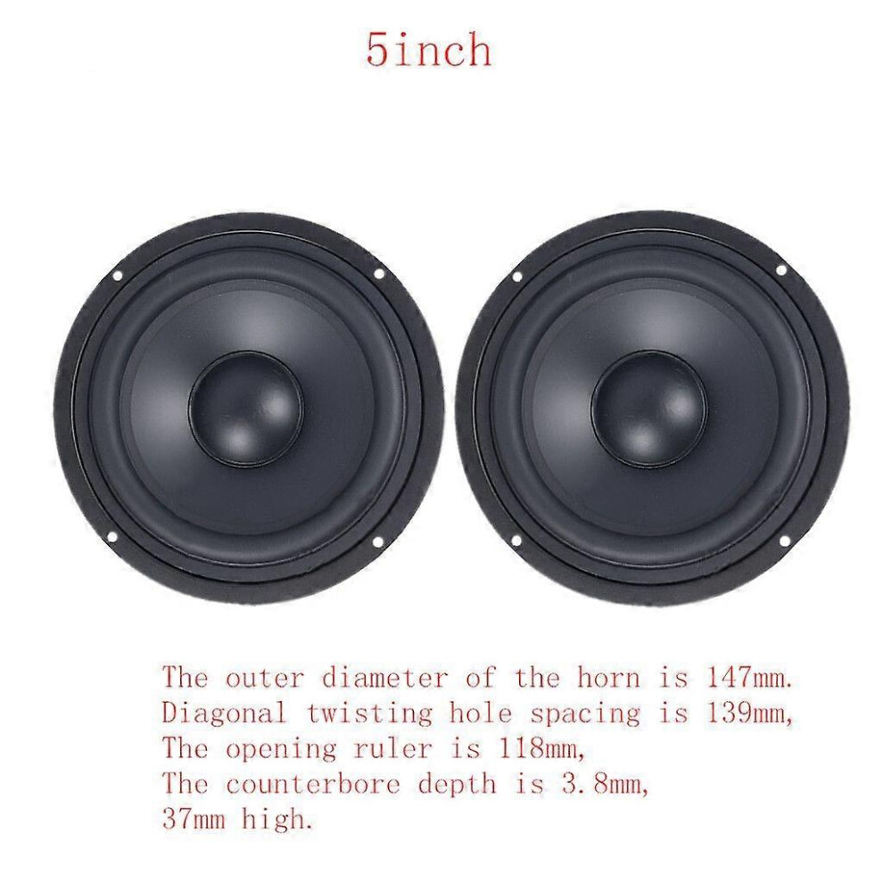 (As Show, 5 Inch) Passive Radiator Bass Speaker Passive Radiator Auxiliary Vibration Plate 3364096775547