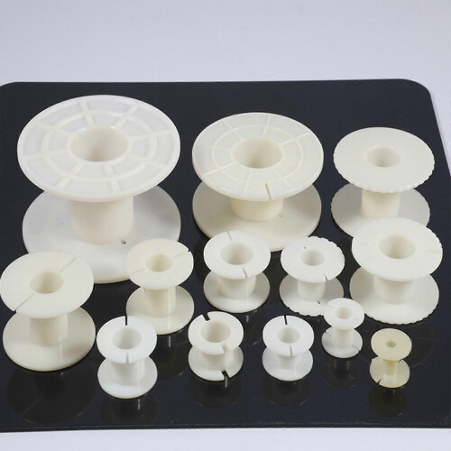 (As show, A) 10PCS Wire Bobbin Coil Plastic Inductor Shelf Skeleton Speaker Accessories 2