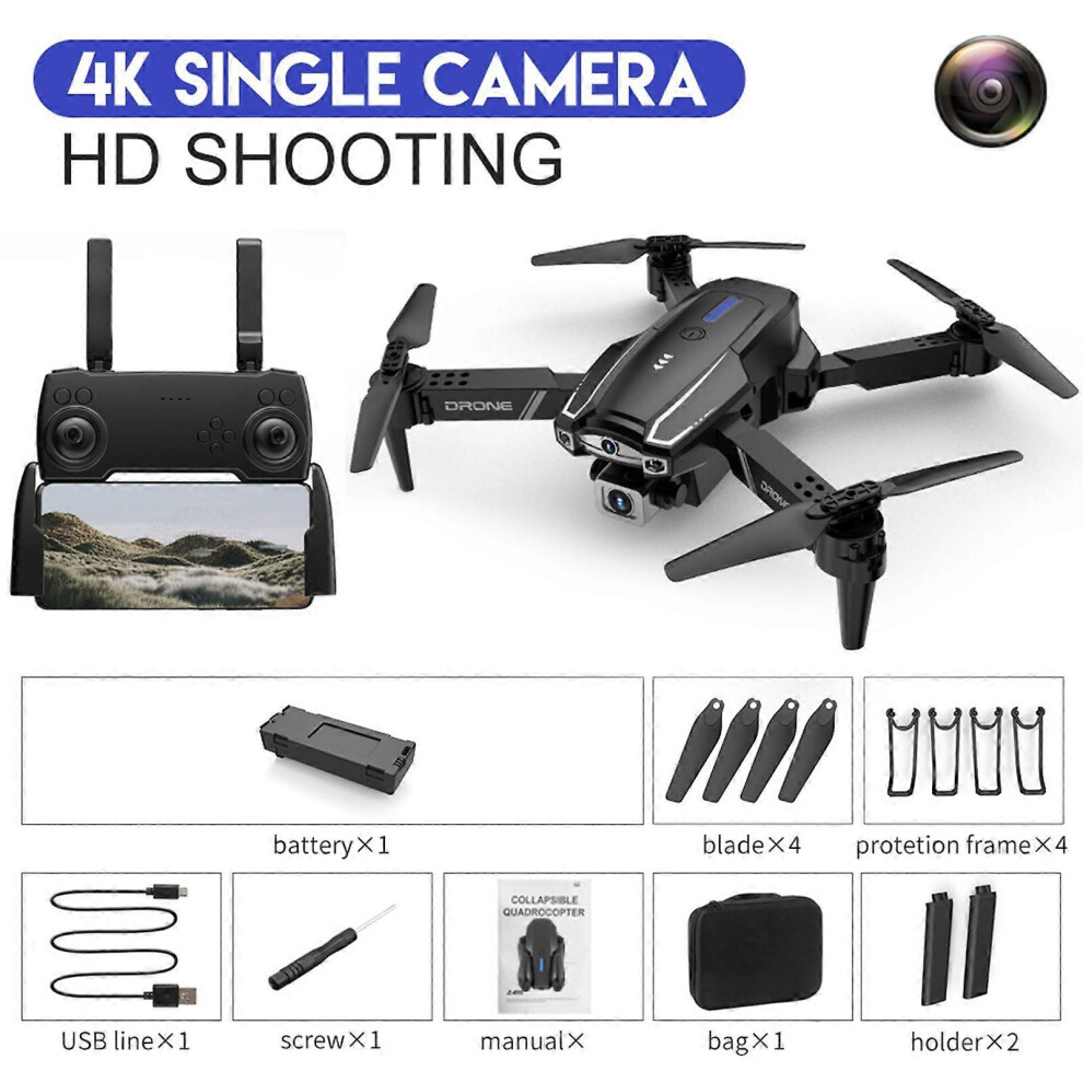 (B, Orange) One-Click Landing/Return Camrea S2 Drone 6K Obstacle Avoidance Brushless Motor 5213747812095
