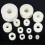 (As show, A) 10PCS Wire Bobbin Coil Plastic Inductor Shelf Skeleton Speaker Accessories 2