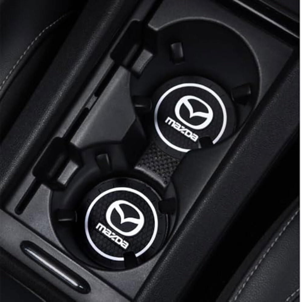 2 Pcs Car Cup Holder Coasters For Mazda 2 3 6 Cx5, Waterproof Dustproof Scratchresistant Mats 9070919686382