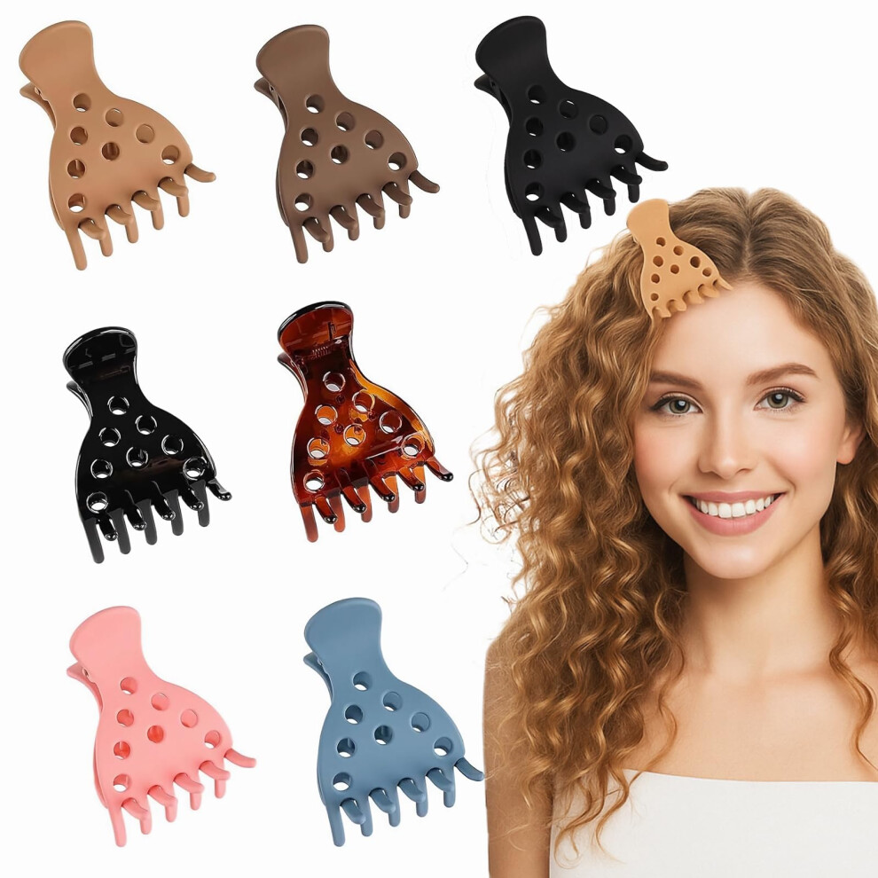 Unisex Root Lifting Hair Clips Set 7Pcs For Curly Hair Volume, Heat Styling And Instant Root Lift