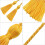 Graduation Honor Cords 12 Pack Bright Gold Extra Long Durable Polyester for Ceremony 2