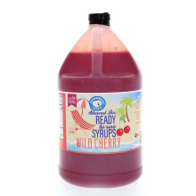 Wild Ready to Use Gallon (128 Fl. Oz) Hawaiian Snow Cone Flavors Syrup - Shaved Ice, 100% Pure Cane Sugar