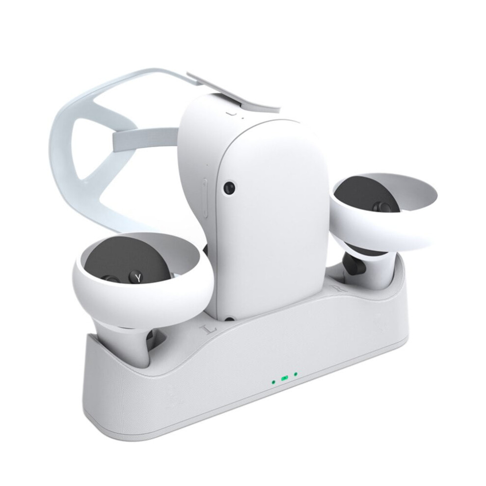 Charging Dock For Oculus Quest 2, Controller Charger Station With 2 Rechargeable Batteries, Vr Headset Display Stand 9180479531272