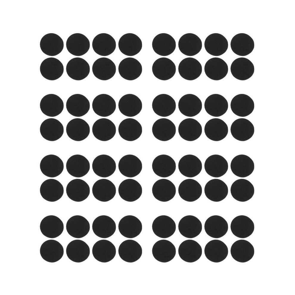 32 Pair 60Mm Replacement Ear Foam Earphone Pad Covers For Headset Headphone Black 9180479531869