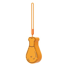 PetClub Portable Chicken Leg Pet Water Bottle: 200ml Capacity, Easy to Clean, Leak-Proof 2-in-1 Food Water Container for Hiking