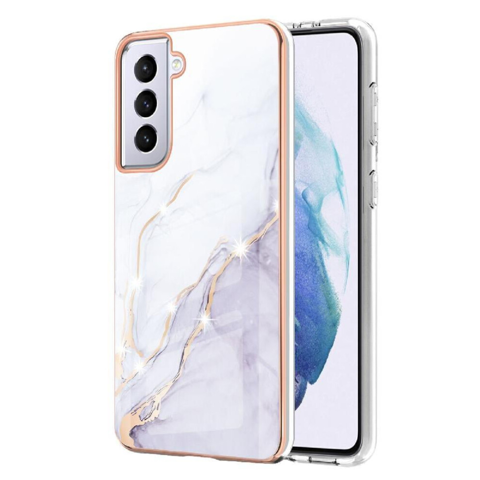 Case For Compatible With Samsung Galaxy S21 Plus 5G Marble Pattern Protection Soft Bumper Slim Tpu 9180479533337