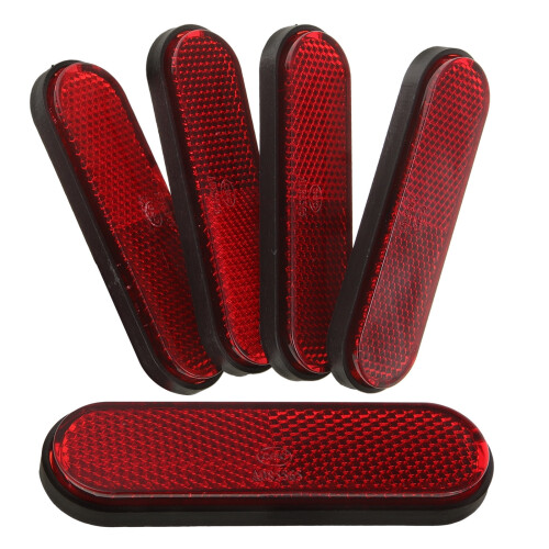 5pcs Replaceable Wheel Reflectors Warning Bike Reflectors Compact Bicycles Reflectors