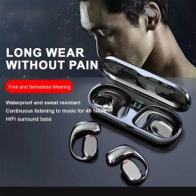 Open Ear Noise Cancelling Headphones, Bluetooth 5.3 Wireless Earbuds with 50H Playtime IPX5 Waterproof Sport Headphones for Running Walking & 2024