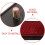 5pcs Replaceable Wheel Reflectors Warning Bike Reflectors Compact Bicycles Reflectors 3