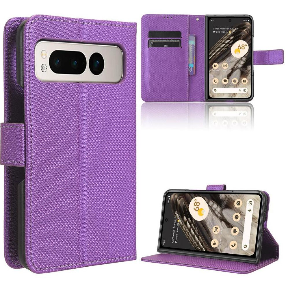 Case For Google Pixel Fold Magnetic Wallet Kickstand Card Holder Cover 9180479533399
