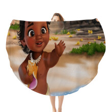 Moana Comfort Round Blanket, Super Plush, Soft, Comfortable, Fluffy Flannel Wool, Sofa, Bed, Travel-350g-60inch