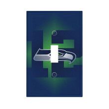 Seahawks Switching Lights Single Leather Roman Frame Switch Panel Wall Panel Single Double/Pull Light Switch
