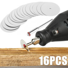 Duety Mini Circular Saw Blade Set With 15 Circular Saw Blades + 1 pole,Multi-Function Professional Compact Circular Saw For Wood, Metal,