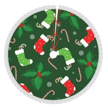 Merry Christmas Christmas Tree Skirts 48" Inch, Winter Holiday Tree Mat, Xmas Tree Skirt For Rustic Christmas Holiday Decorations