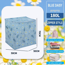 Pamqxs Storage Closet Organizers & Box, Compatible with Bedroom Dirty Clothes Sorting, Sundries & Under Bed Storage (Blue, 3-105L)