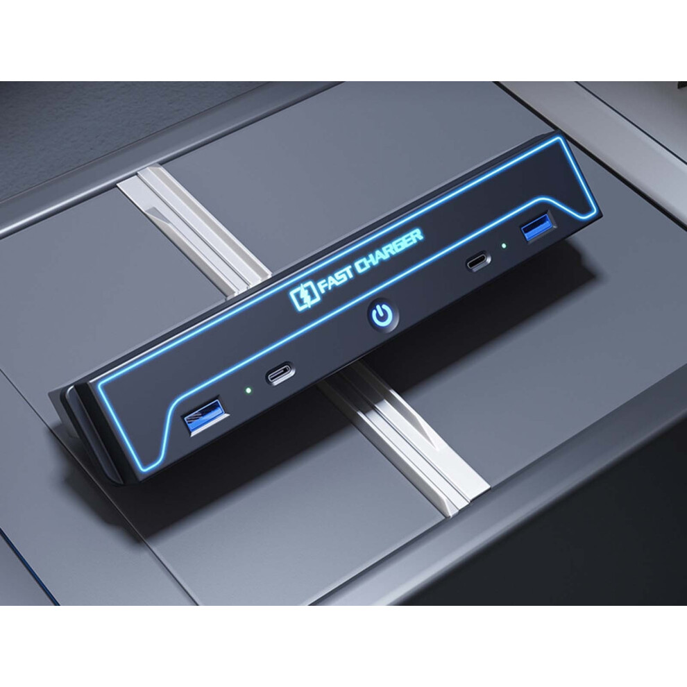 Yifudd Ultimate Center Console Charging Solution Integrated Console Usb Power Station Sleek In-Console Usb 9557311220593
