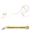 Beige Single Earhook Headset Mic Headworn Microphone 3.5mm 3 Pin 4 Pin XLR Plug 1