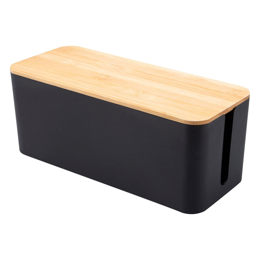 Cailmei New Popular Multifunctional Convenient Home Power Socket Storage Box 1Pc L Black 9418476363870