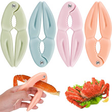 Ghojet 4Pcs Plastic Crab Crackers and Tools, 5.1 Inch Lobster Crackers, Portable Seafood Crackers Compatible with Crab & Lobster Shells for Home