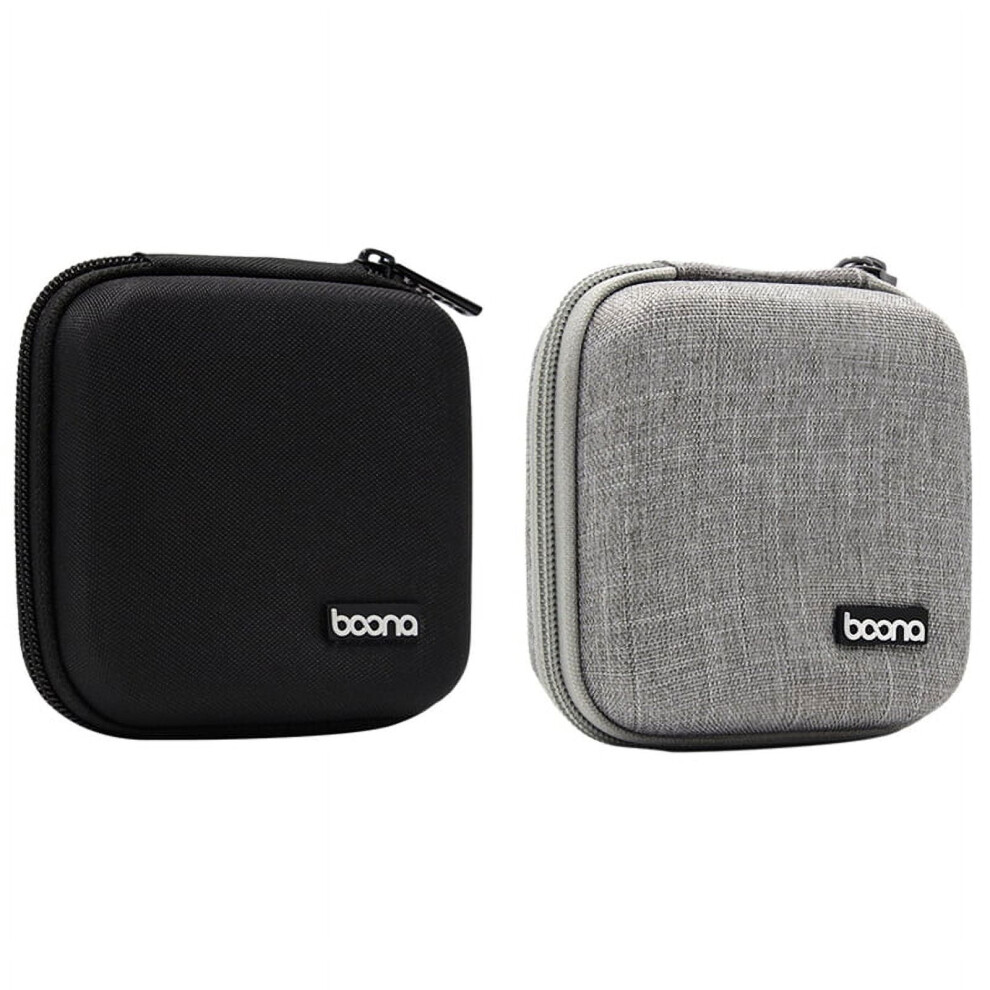 2Pcs Travel Storage Bag Multi-Function Storage Bag For Air/ Bank Data Cable Charger Headset & Black/Gray 9557311221323